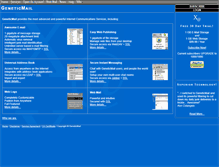 Tablet Screenshot of geneticmail.com
